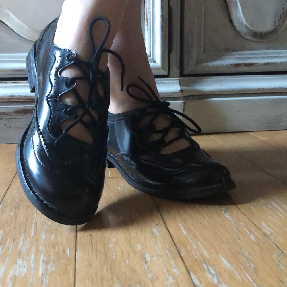 Rocket Dog Black Tuxedo Oxford shoes